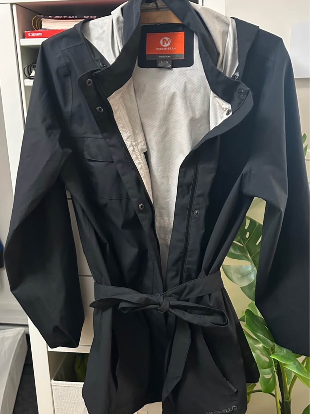 Merrell Black Hooded Utility Jacket - Picture 2 of 5